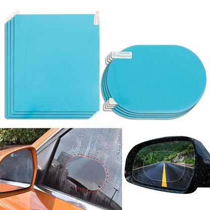 Anti-Fog Rainproof Rearview Mirror Films (8 Pack) by HitMyNeed