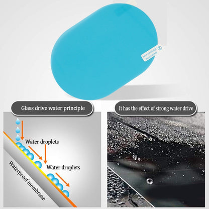 Anti-Fog Rainproof Rearview Mirror Films (8 Pack) by HitMyNeed