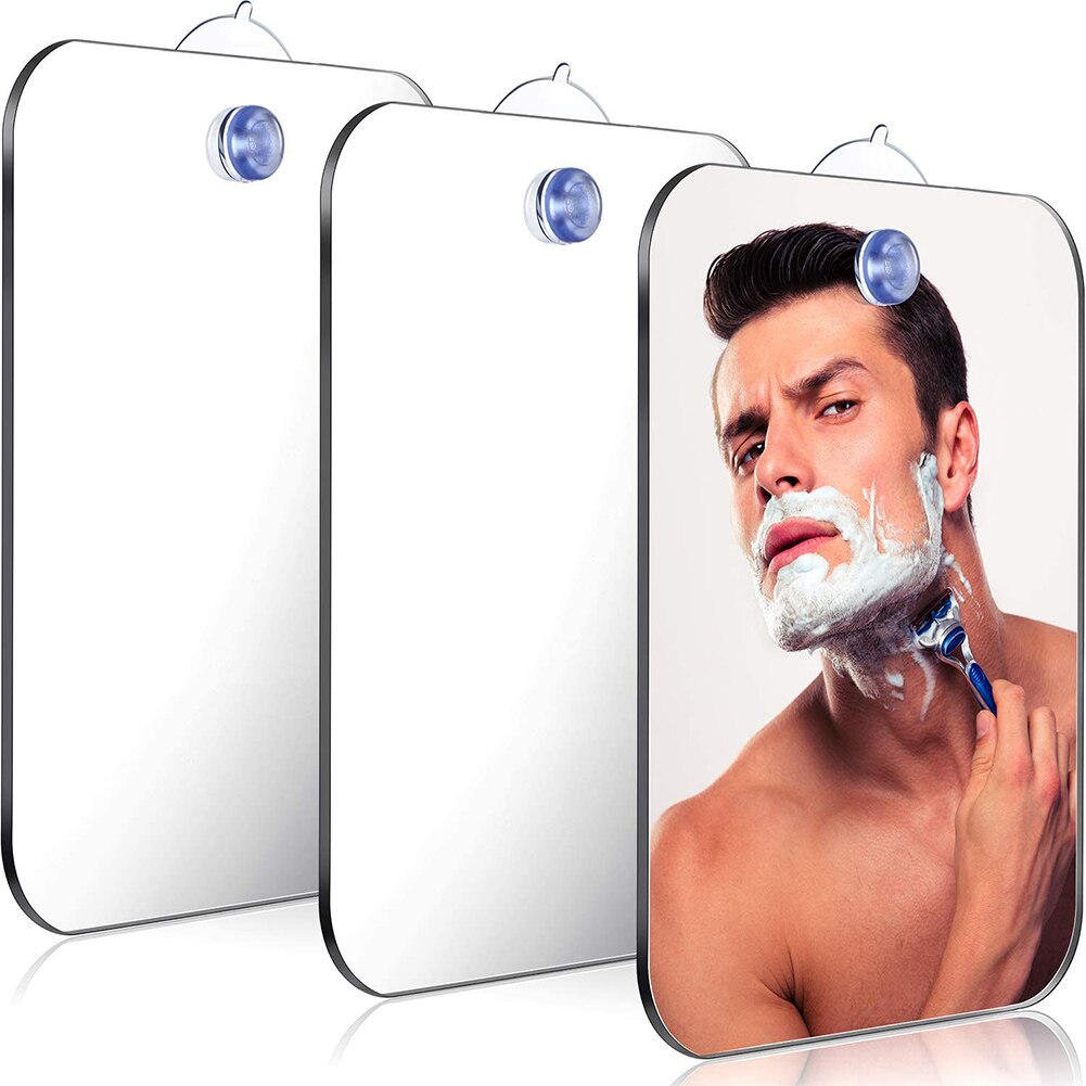 Anti Fog Shower Mirror with Suction Mount by HitMyNeed
