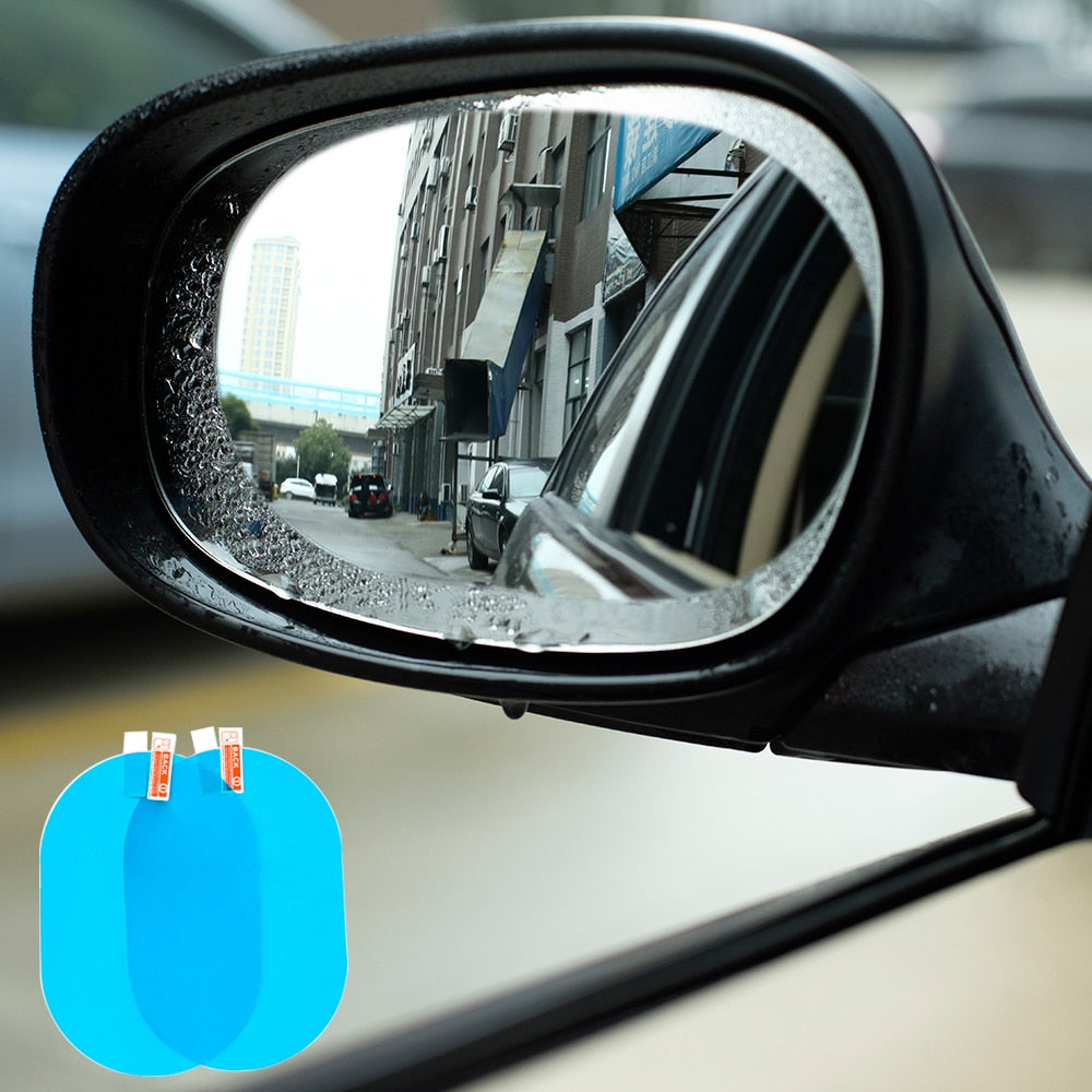 Anti Fog Side Mirror Film 2‑Piece Set by HitMyNeed