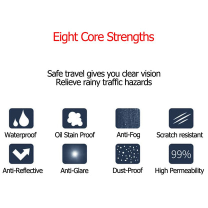 Anti Fog Side Mirror Film 2‑Piece Set by HitMyNeed