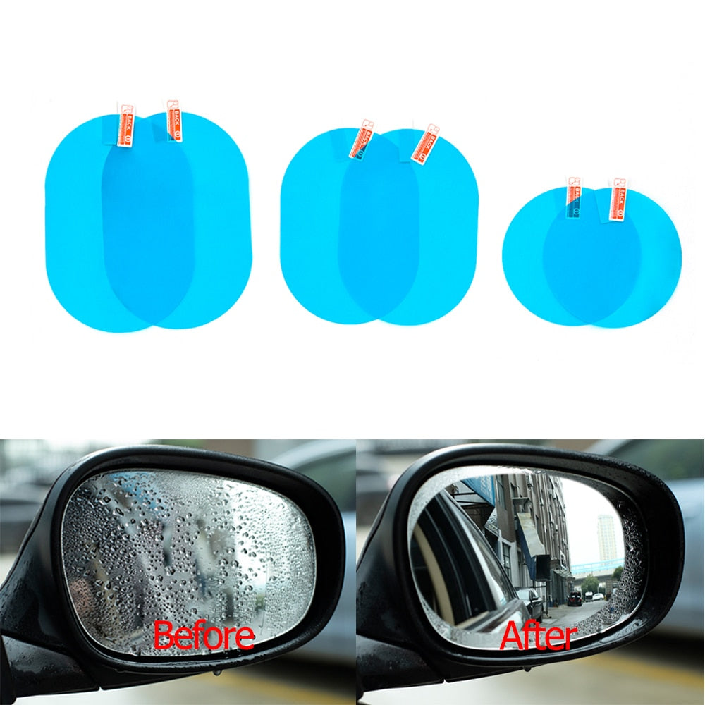 Anti Fog Side Mirror Film 2‑Piece Set by HitMyNeed