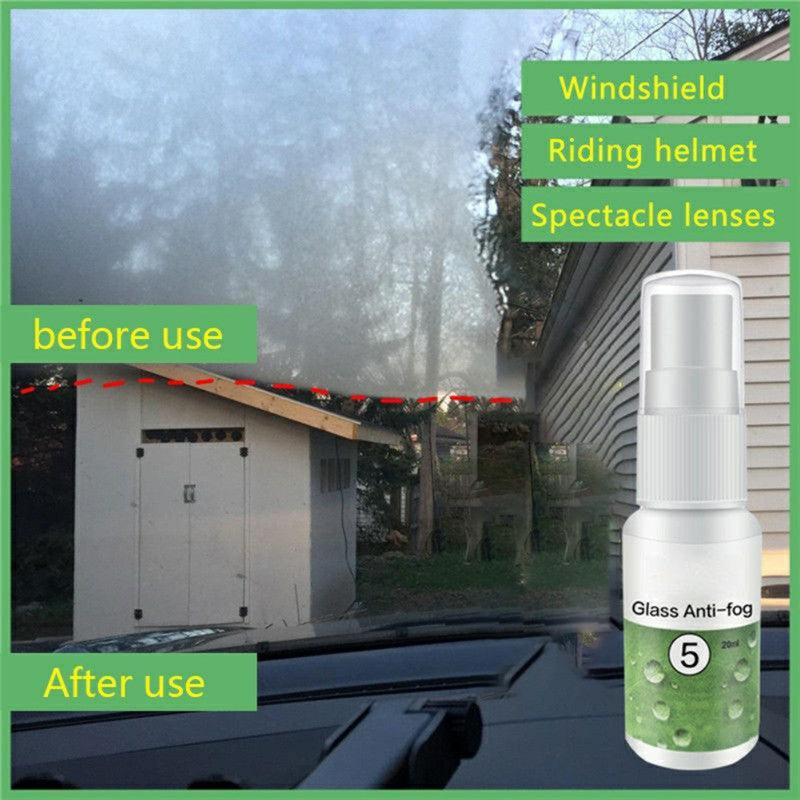 Anti Fog Spray for Glass, Helmets & Windshields 20ml by HitMyNeed