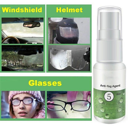 Anti Fog Spray for Glass, Helmets & Windshields 20ml by HitMyNeed