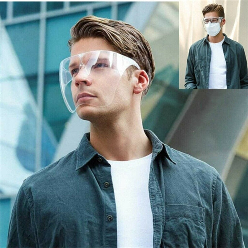 Anti-Fog Transparent Face Shield Glasses by HitMyNeed