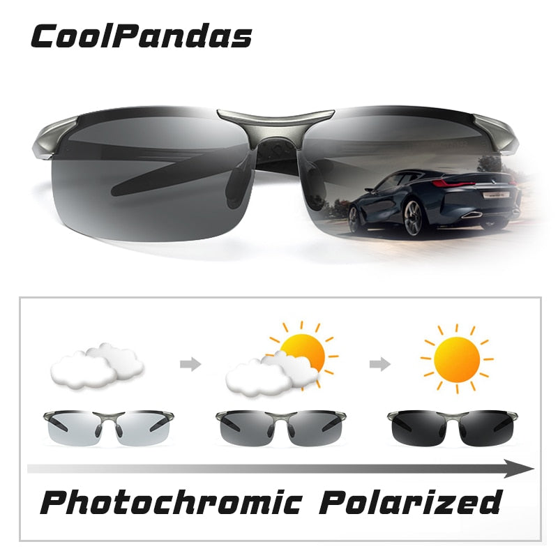 Anti-Glare Photochromic Polarized Sunglasses by HitMyNeed
