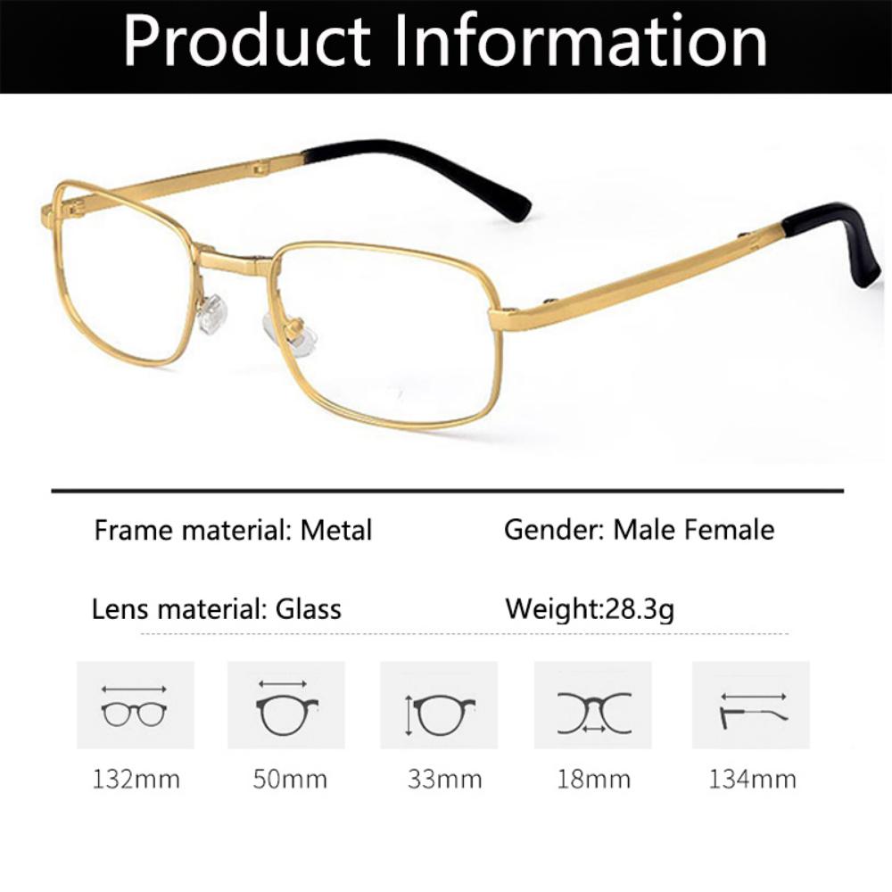 Anti-Scratch Reading Glasses with Case by HitMyNeed