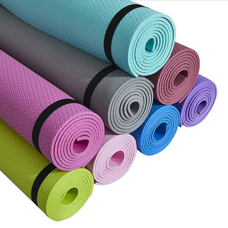 Anti-Skid EVA Yoga & Fitness Mat 3-6mm 3mm-pink by HitMyNeed