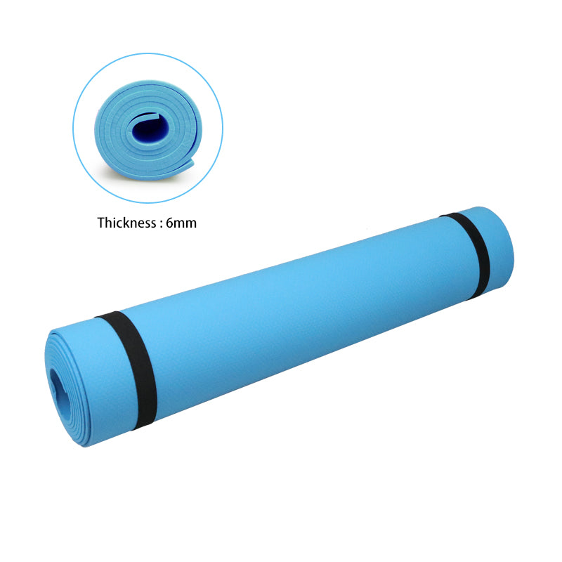 Anti-Skid EVA Yoga & Fitness Mat 3-6mm 4mm-pink by HitMyNeed