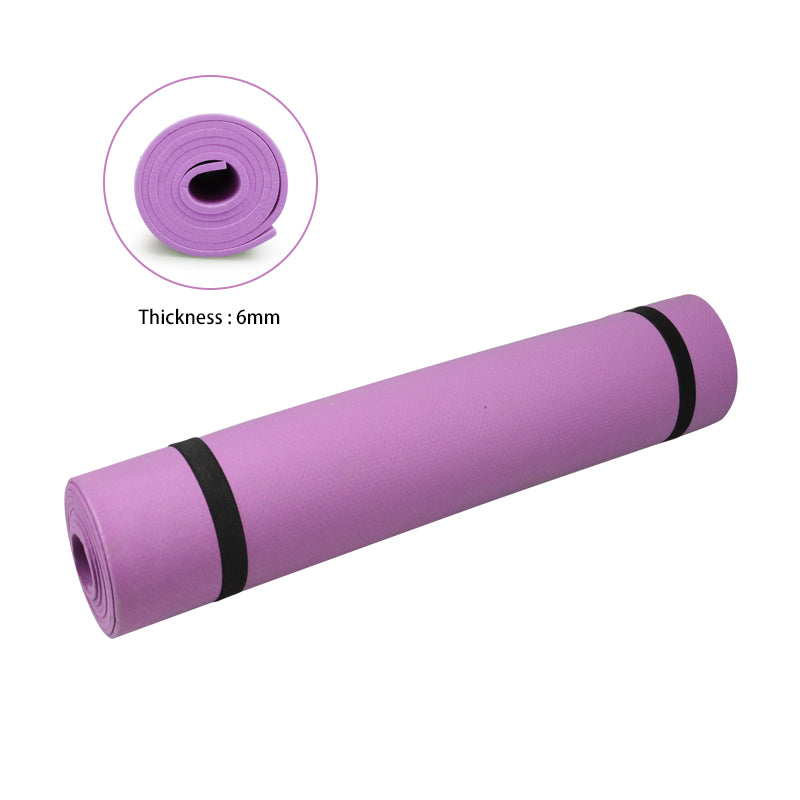 Anti-Skid EVA Yoga & Fitness Mat 3-6mm 5mm-blue by HitMyNeed