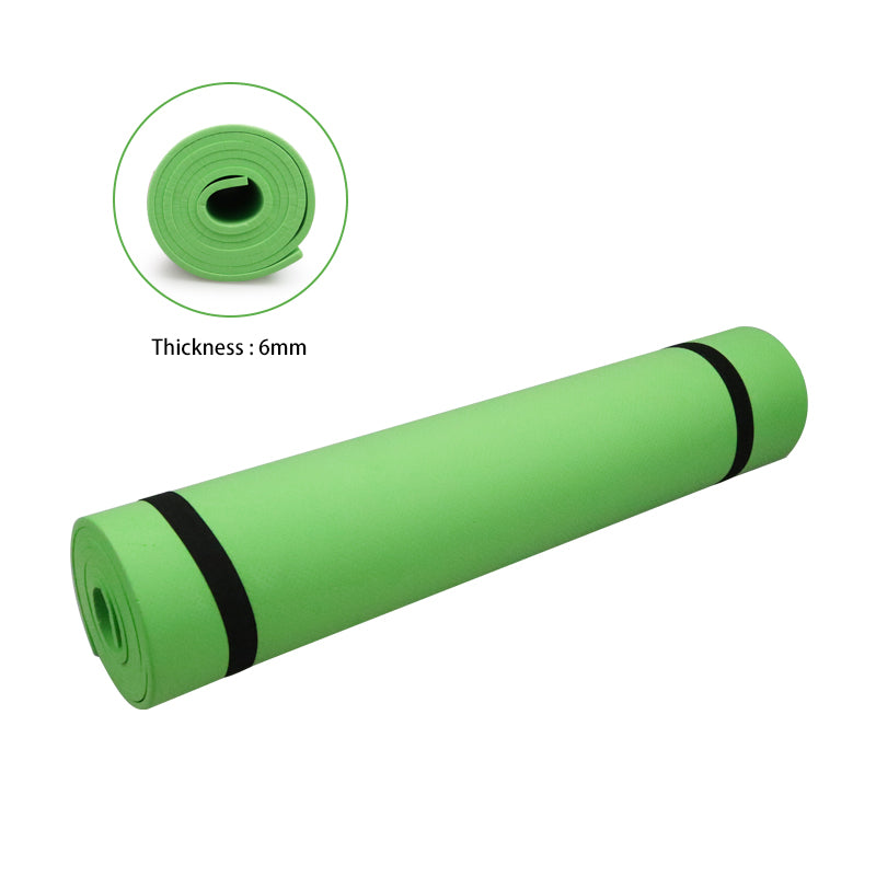 Anti-Skid EVA Yoga & Fitness Mat 3-6mm 5mm-green by HitMyNeed