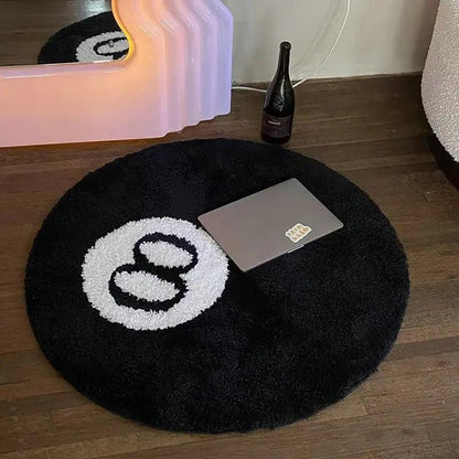 Anti-Slip 8 Ball Pool Rug for Home & Game Rooms by HitMyNeed