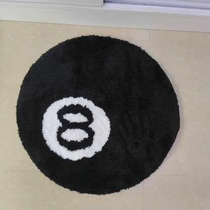 Anti-Slip 8 Ball Pool Rug for Home & Game Rooms by HitMyNeed