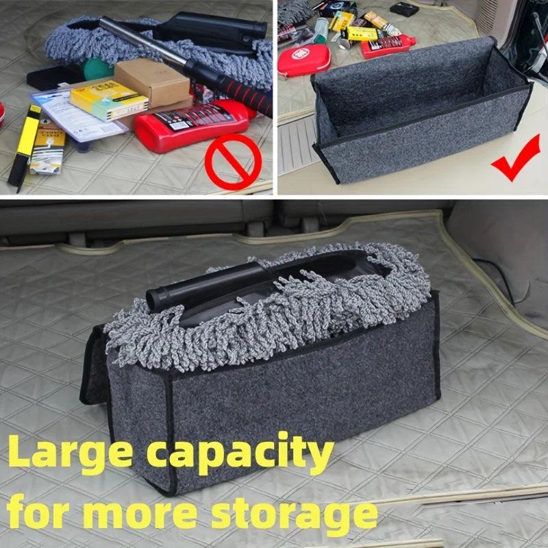 Anti-Slip Car Boot Compartment Storage Organizer Box by HitMyNeed