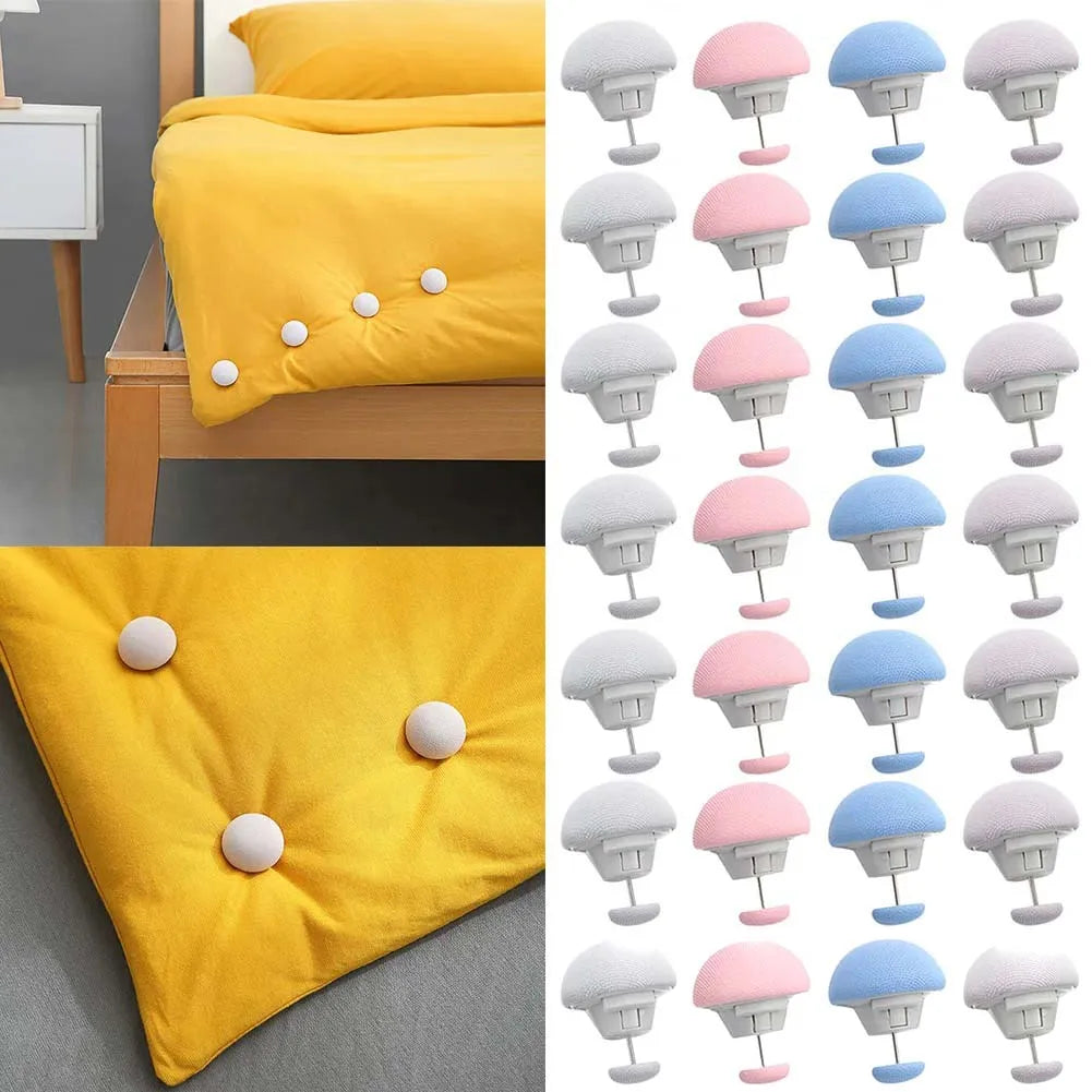 Anti-Slip Comforter & Bed Sheet Clips 4/8pcs by HitMyNeed