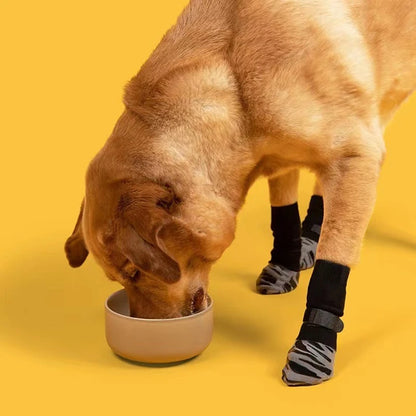 Anti-Slip Dog Socks with Straps for Small Dogs (4pcs) by HitMyNeed
