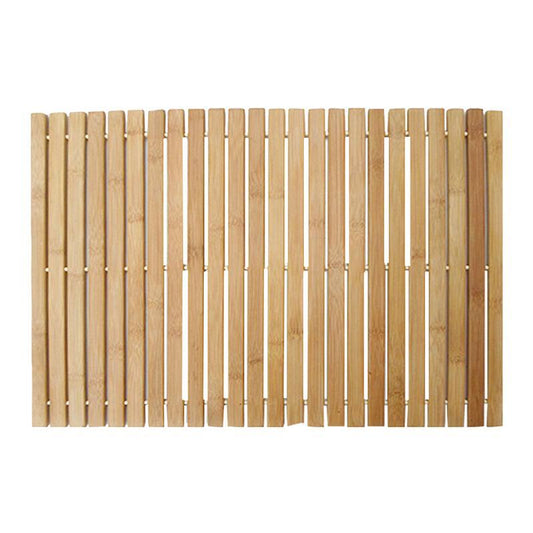 Anti-Slip Natural Bamboo Bath Mat 60 x 40 cm by HitMyNeed