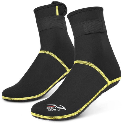 Anti-Slip Neoprene Scuba Diving Socks 3mm black xxl by HitMyNeed