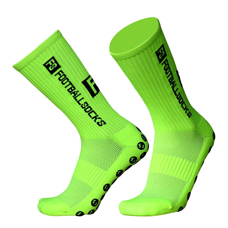 Anti-Slip Silicone Grip Football & Sports Socks green by HitMyNeed