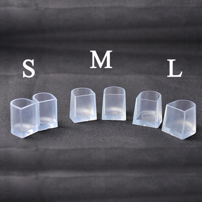 Anti-Slip Transparent Stiletto Heel Covers (1 Pair) by HitMyNeed