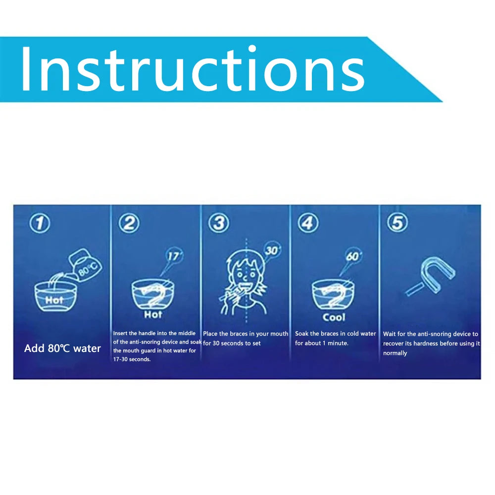 Anti-Snoring & Bruxism Mouth Guard for Restful Sleep by HitMyNeed