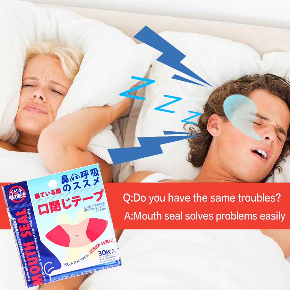 Anti Snoring Mouth Tape Strips (150-Pack) by HitMyNeed