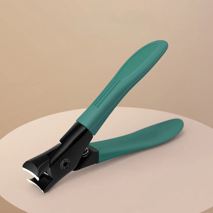 Anti-Splash Nail Clipper for Thick and Hard Nails green by HitMyNeed