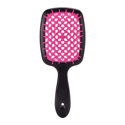Anti-Static Air Cushion Detangling Hair Brush black-rose by HitMyNeed