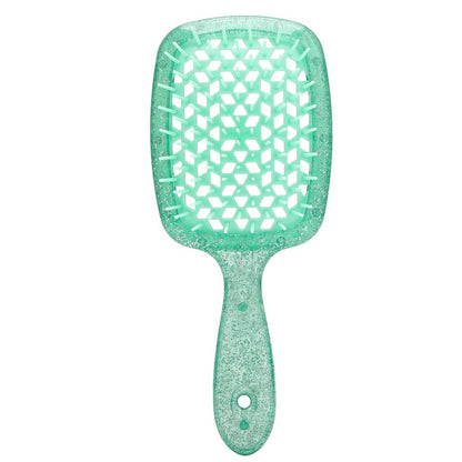Anti-Static Air Cushion Detangling Hair Brush gold by HitMyNeed