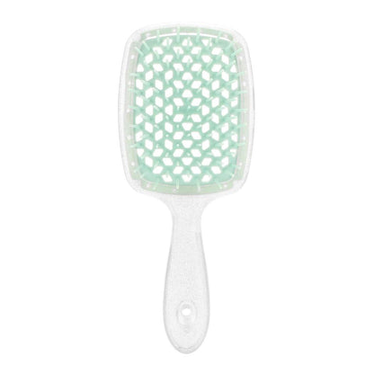 Anti-Static Air Cushion Detangling Hair Brush green by HitMyNeed