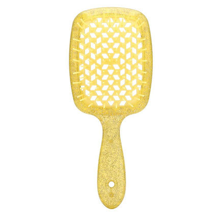 Anti-Static Air Cushion Detangling Hair Brush orange by HitMyNeed
