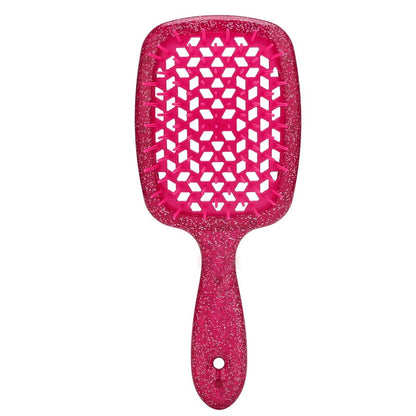 Anti-Static Air Cushion Detangling Hair Brush silver by HitMyNeed