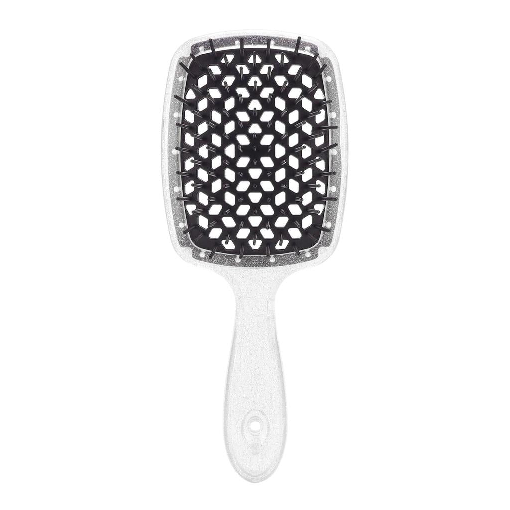 Anti-Static Air Cushion Detangling Hair Brush white-black by HitMyNeed