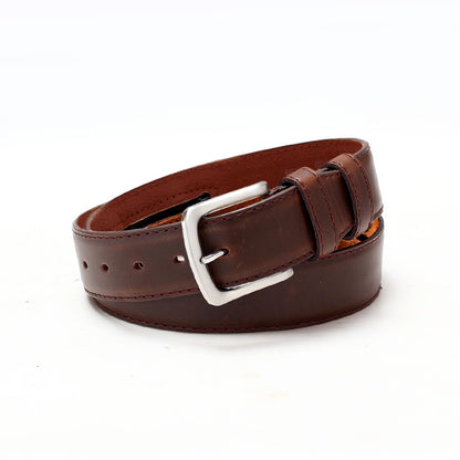 Anti Theft Leather Cash Belt with Hidden Pocket by HitMyNeed