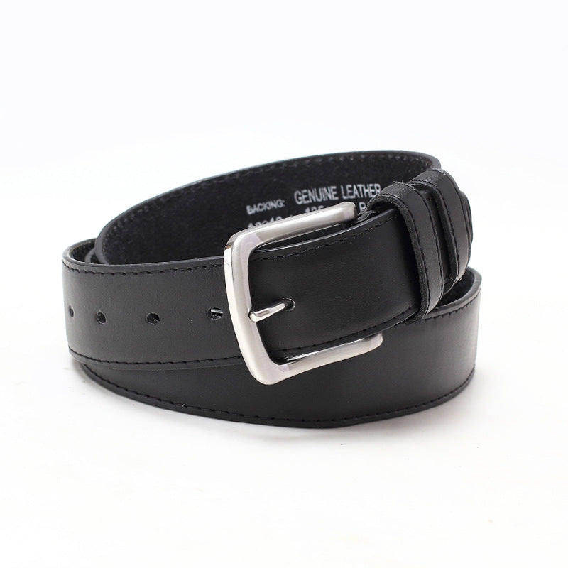 Anti Theft Leather Cash Belt with Hidden Pocket black by HitMyNeed
