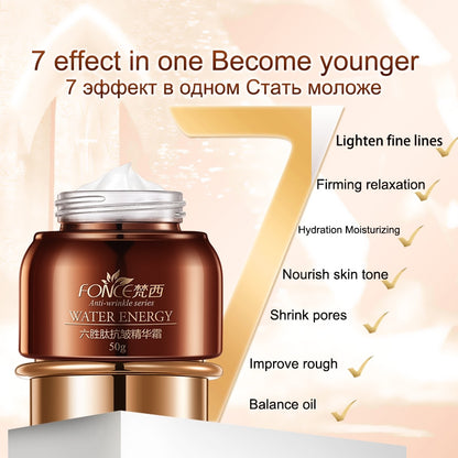 Anti-Wrinkle Face Cream with Peptides & Hyaluronic Acid by HitMyNeed