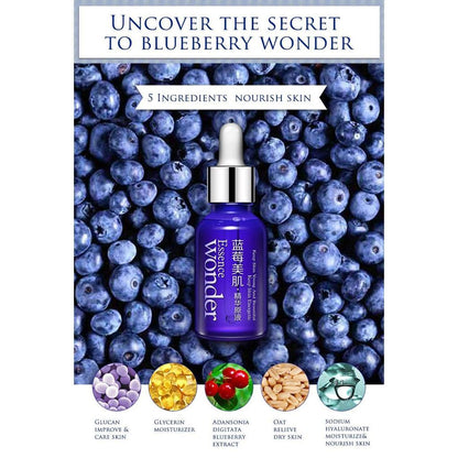 Anti-Wrinkle Face Serum with Blueberry & Hyaluronic Acid by HitMyNeed