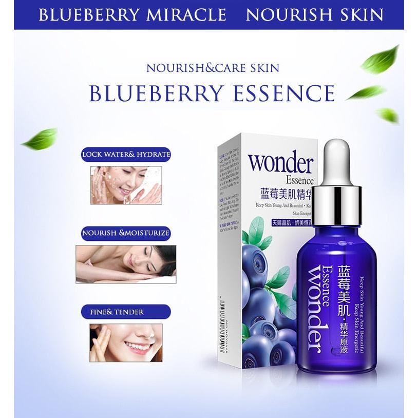 Anti-Wrinkle Face Serum with Blueberry & Hyaluronic Acid by HitMyNeed