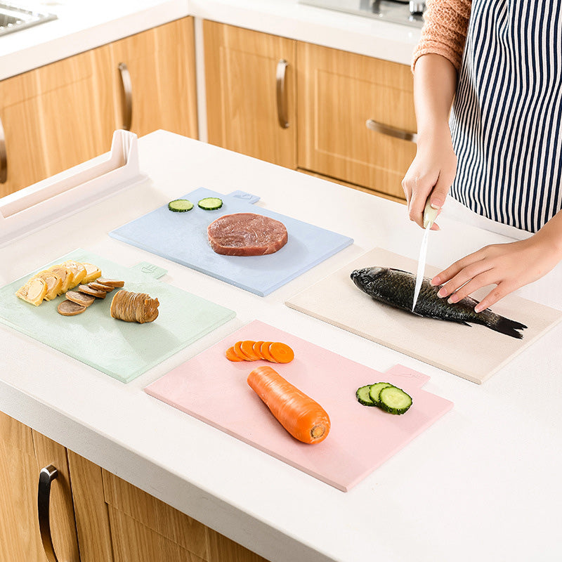 Antibacterial Chopping Board Set with Stand, 4-Piece by HitMyNeed