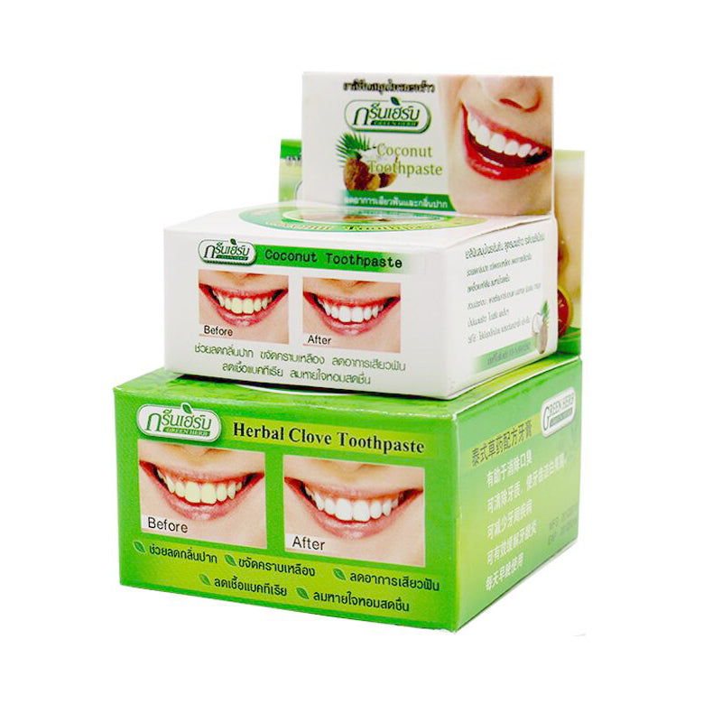 Antibacterial Herbal Toothpaste Dentifrice Set by HitMyNeed