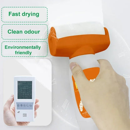 Antibacterial White Wall Repair Paint with Roller 500g by HitMyNeed