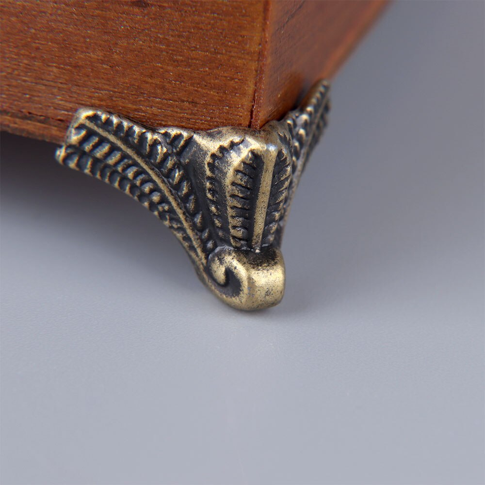Antique Box Corner Protectors, Brass Tone (4pcs) by HitMyNeed