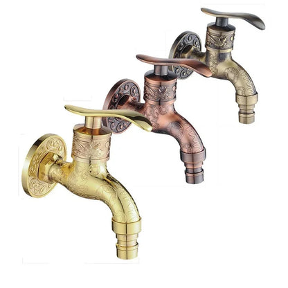 Antique Bronze Garden Wall Tap for Washing Machines by HitMyNeed