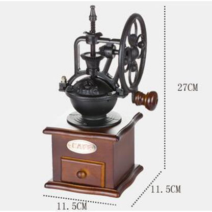 Antique Manual Coffee Grinder with Drawer by HitMyNeed