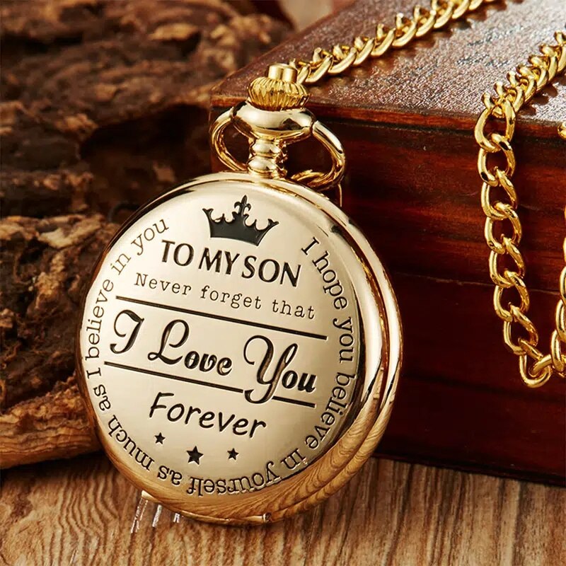 Antique Steampunk Roman Numeral Quartz Pocket Watch by HitMyNeed