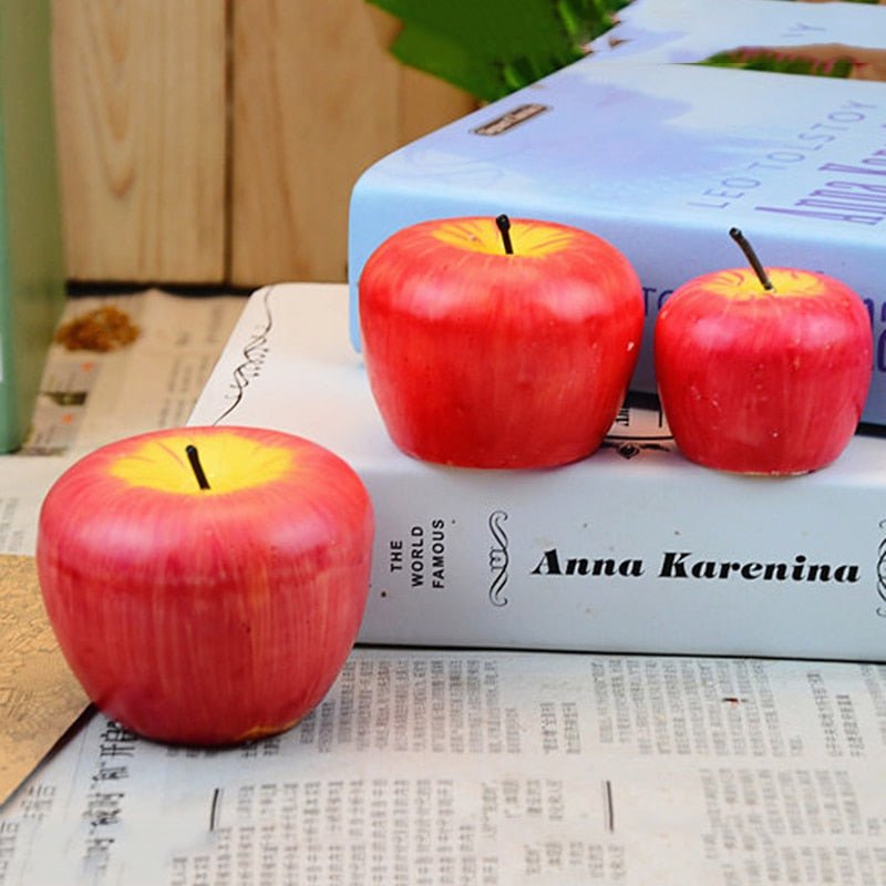 Apple Aromatherapy Candle in Realistic Red Apple Design by HitMyNeed