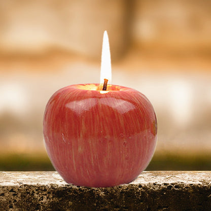 Apple Aromatherapy Candle in Realistic Red Apple Design by HitMyNeed