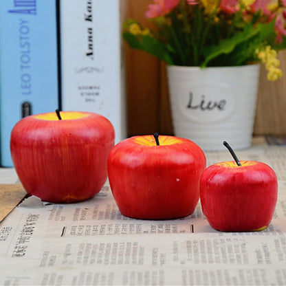 Apple Aromatherapy Candle in Realistic Red Apple Design by HitMyNeed