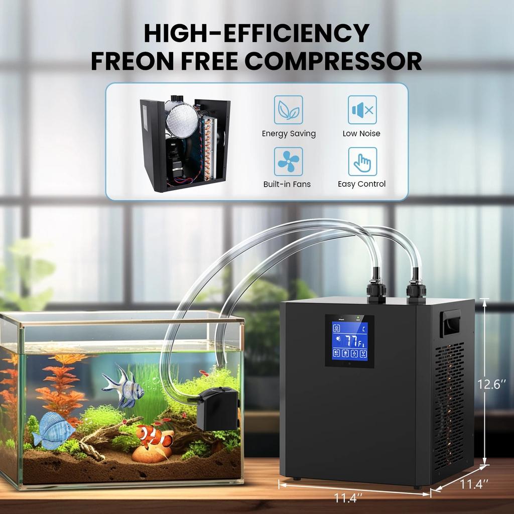 Aquarium Chiller 79 Gal 1/3 HP with Pump & Pipe by HitMyNeed