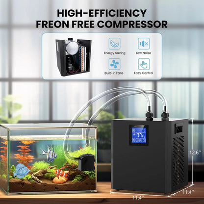 Aquarium Chiller 79 Gal 1/3 HP with Pump & Pipe by HitMyNeed